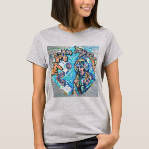 Camiseta Minha Vida, Minha Escolha. Mulher e Fractal como
