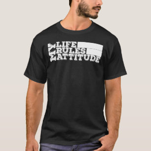 Camiseta Minha vida Minha regras Minha atitude