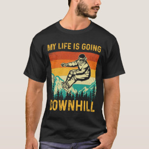 Camiseta Minha Vida Vai Descida - Snowboardi