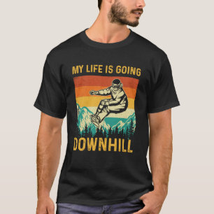 Camiseta Minha Vida Vai Ficar Descida Snowboardin