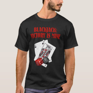 Camiseta MINHA VITÓRIA NO BLACKJACK Vintage Jogos de Cassin