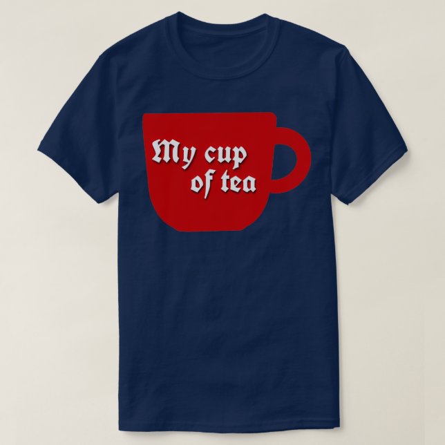 Camiseta Minha xícara de chá 2 (Frente do Design)