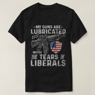Camiseta Minhas Armas São Lubrificadas Com As Lágrimas Dos