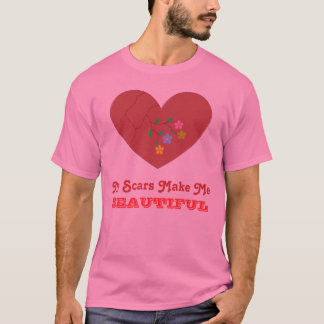 Camiseta Minhas cicatrizes fazem-me BONITO