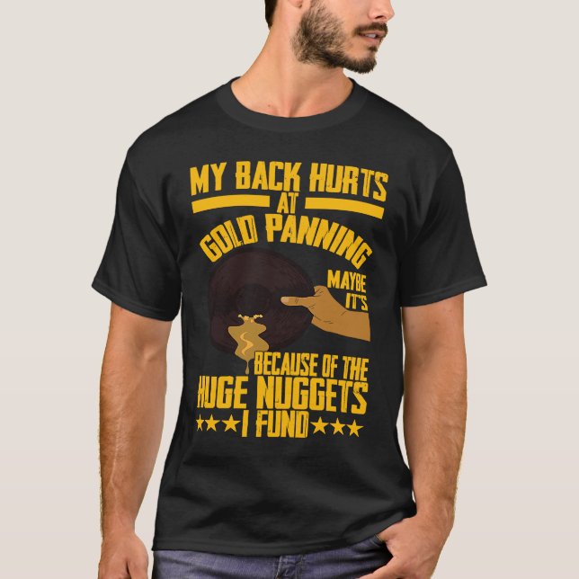 Camiseta Minhas Costas Machucam Nuvens Douradas E Enormes P (Frente)