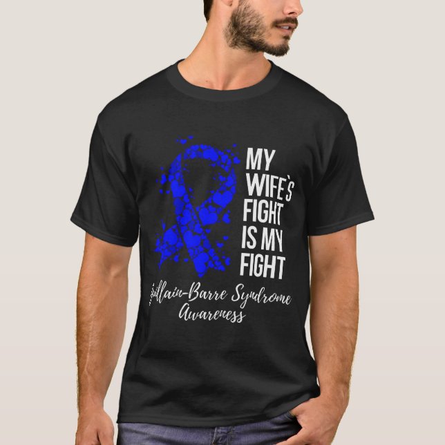 Camiseta Minhas Esposas Combatem Minha Luta Contra A Síndro (Frente)
