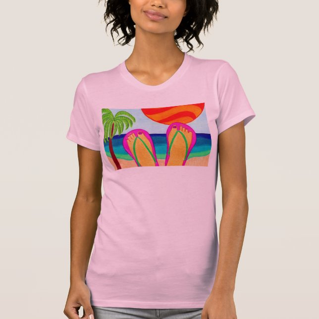 Camiseta Minhas férias de verão (Frente)