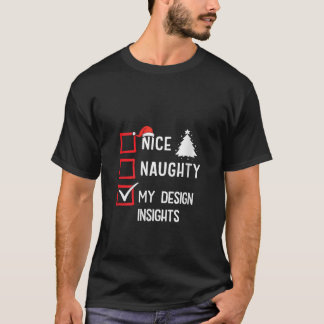 Camiseta Minhas Ideias de Design Bonito Safado Designer de