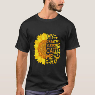 Camiseta Minhas Maiores Bênçãos Me Chamam De Vó Dia Das Mãe