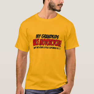 Camiseta Minhas motocicletas da raça dos netos…