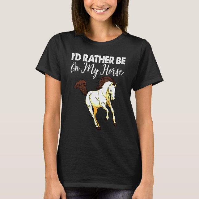 Camiseta Minhas Mulheres Cavalas Andando (Frente)