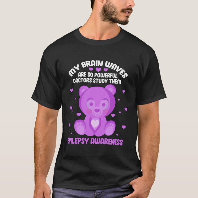 Camiseta Minhas Ondas Cerebrais São Médicos Poderosos Que A (Frente)