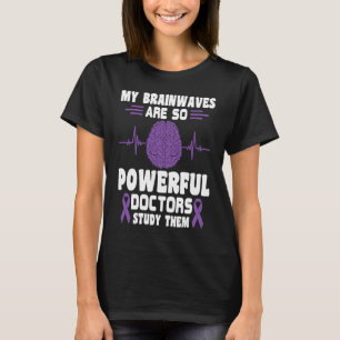 Camiseta Minhas Ondas Cerebrais São Tão Poderosas que os Mé