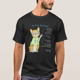 Camiseta Minhas patas precisam de garras Gato Amor de gatin