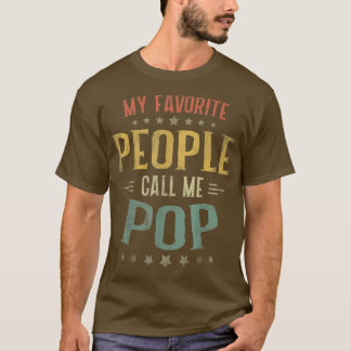 Camiseta Minhas Pessoas Favoritas Chamam-me Dia de os pais