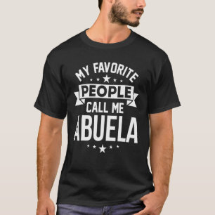 Camiseta Minhas Pessoas Favoritas Me Chamam De Abuela