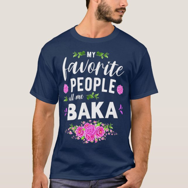 Camiseta Minhas Pessoas Favoritas Me Chamam De Avó Croata B (Frente)