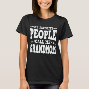 Camiseta Minhas Pessoas Favoritas Me Chamam De Avó Engraç