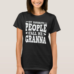 Camiseta Minhas Pessoas Favoritas Me Chamam De Avó Engraç