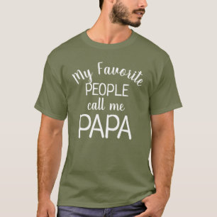 Camiseta Minhas Pessoas Favoritas Me Chamam De Avô Engraçad