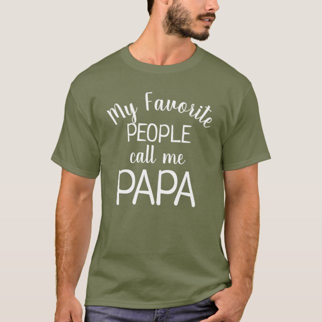 Camiseta Minhas Pessoas Favoritas Me Chamam De Avô Engraçad (Frente)