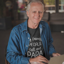 Camiseta Minhas Pessoas Favoritas Me Chamam De Avô Engraçad