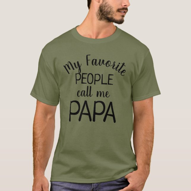 Camiseta Minhas Pessoas Favoritas Me Chamam De Avô Engraçad (Frente)