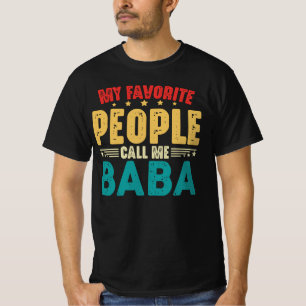 Camiseta Minhas Pessoas Favoritas Me Chamam De Baba Vintage