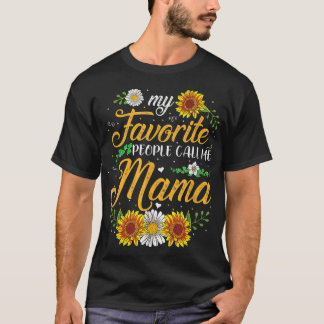Camiseta Minhas Pessoas Favoritas Me Chamam De Dia de as mã