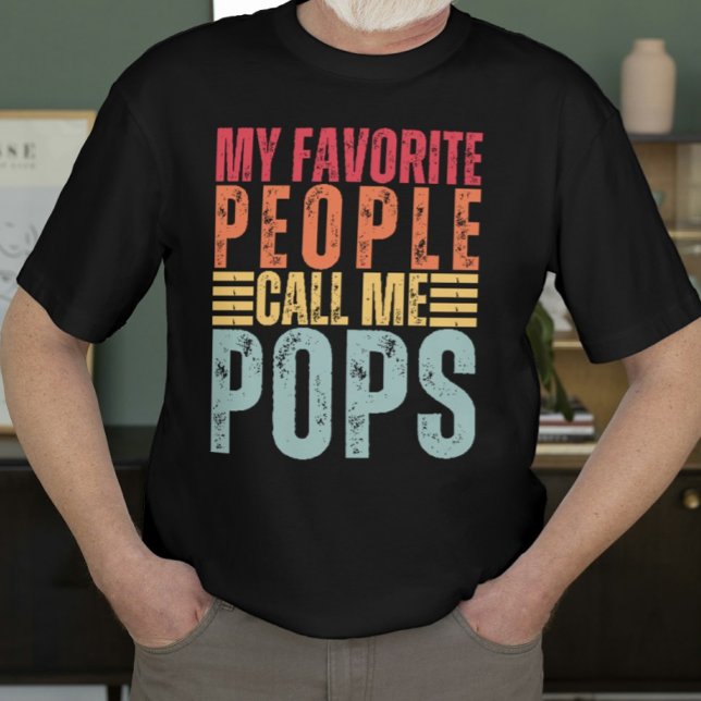 Camiseta Minhas Pessoas Favoritas Me Chamam De Pop Engraçad (Criador carregado)