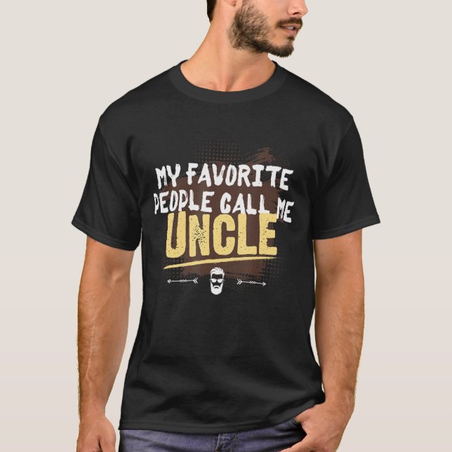 Camiseta Minhas Pessoas Favoritas Me Chamam De Tio (Frente)