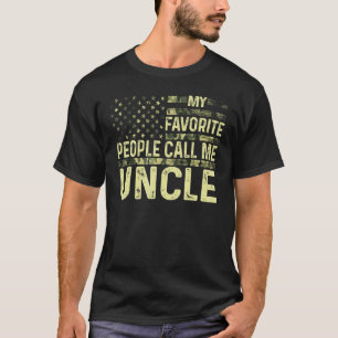Camiseta Minhas Pessoas Favoritas Me Chamam De Tio Usa Patr