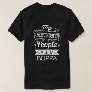 Camiseta Minhas Pessoas Favoritas Me Chamam De Vovô Boppa G