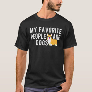 Camiseta Minhas Pessoas Favoritas São Cães Introduzindo Cor