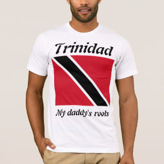 Camiseta Minhas raízes de pai Trinidad mene t-shirts