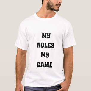 Camiseta MINHAS REGRAS, MEU JOGO Interessando Sigma T-Shirt