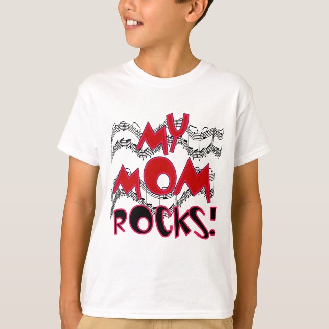 Camiseta Minhas rochas da mamã (Frente)