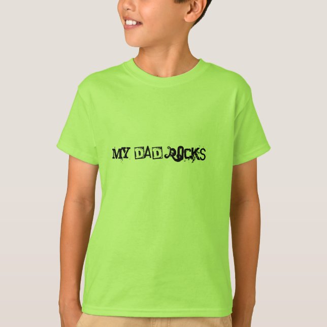 Camiseta Minhas rochas do pai!!! (Frente)