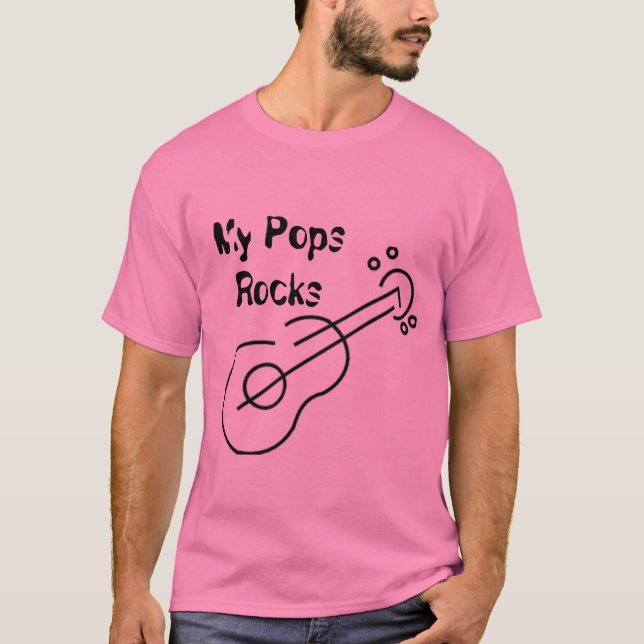 Camiseta Minhas rochas dos pop (Frente)