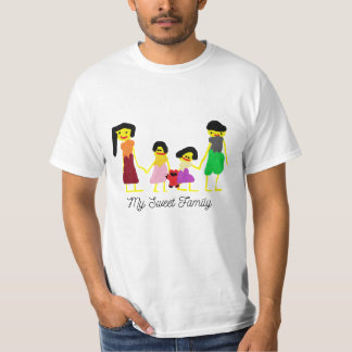 Camiseta Minhas T-Shirts da família doce