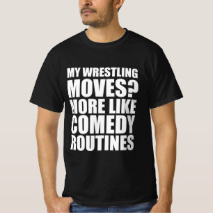 Camiseta Minhas técnicas de luta? Mais como rotinas de comé