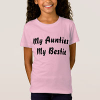Minhas Tias Minhas Meninas Médias Rosa Bestidas