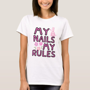 Camiseta Minhas Unhas Minhas Regras – Estilo Empoderado