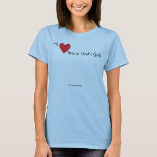 Camiseta Minhas vidas do coração no t-shirt Dourado do to