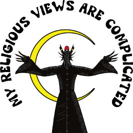 Camiseta Minhas Visões Religiosas São Complicadas