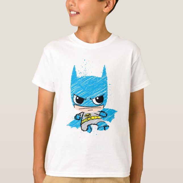 Camiseta Mini Batman Sketch (Frente)