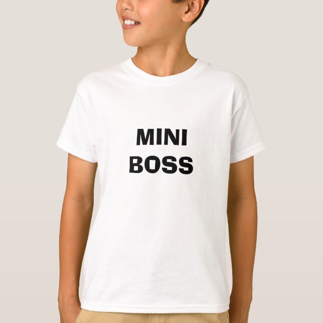 CAMISETA MINI   BOSS (Frente)