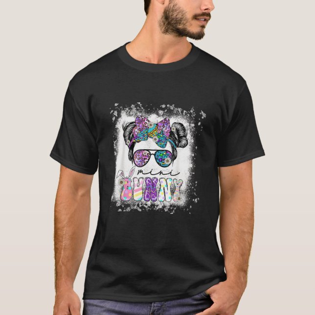 Camiseta Mini Bunny Messny Bun Kidlife Day Bleached (Frente)