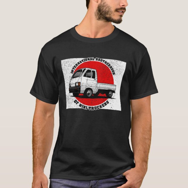 Camiseta Mini Caminhão do Japão Carro Kei 4wd do Caminhão d (Frente)