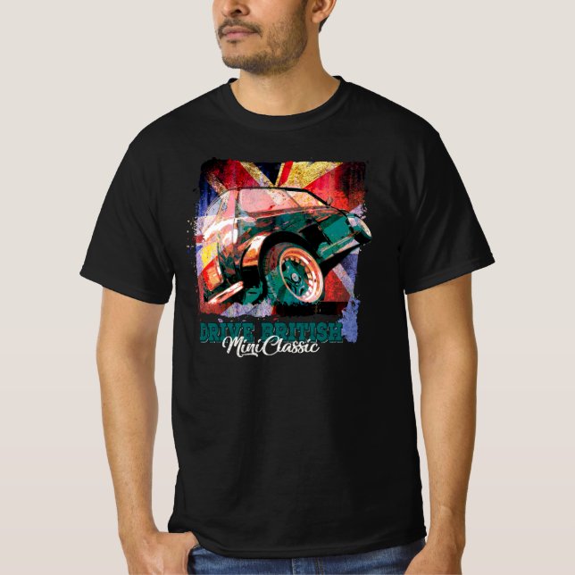 Camiseta Mini Classic - Drive British Oldtimer  (Frente)